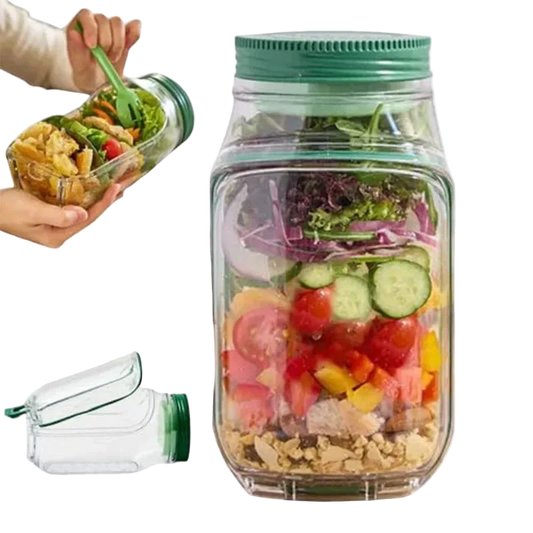 Leakproof Salad Container - Keeps Your Lunch Fresh, Crisp, and Ready to Go
